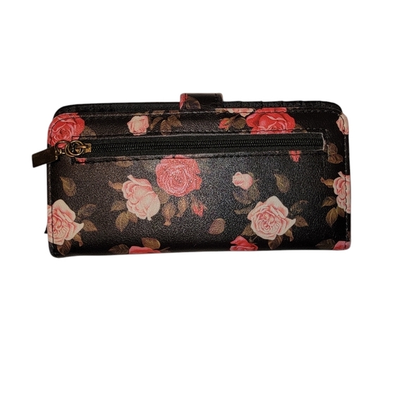 Floral Black Wallet - Picture 2 of 6
